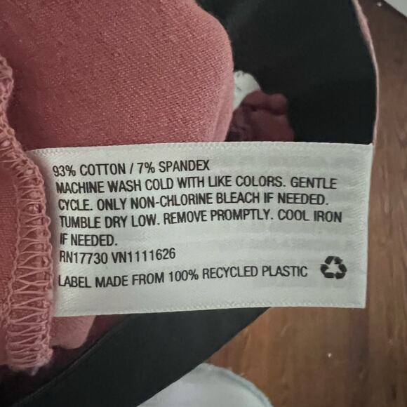 A New Day Office Mid-Rise Skinny Ankle Pants in Mauve Blossom Pink, Size 12 - Picture 11 of 12